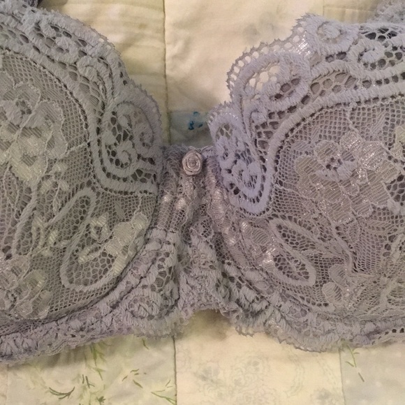 Valisere II Slate Gray Lace Bra - Picture 4 of 6